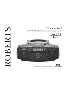 Roberts Concerto 2 manual. Camera Instructions.